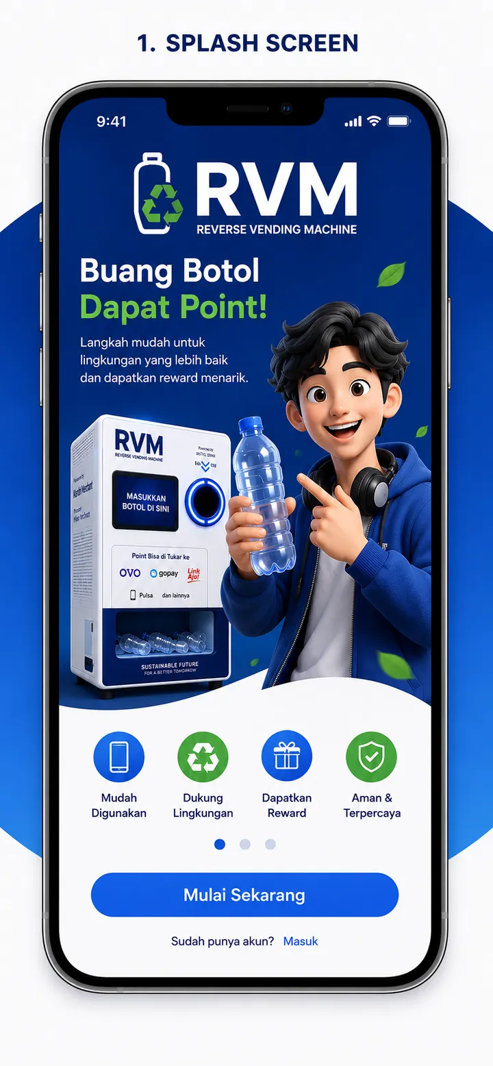 Splash screen app RVM